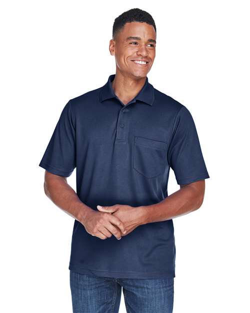 CORE365 Men's Origin Performance Piqué Polo with Pocket