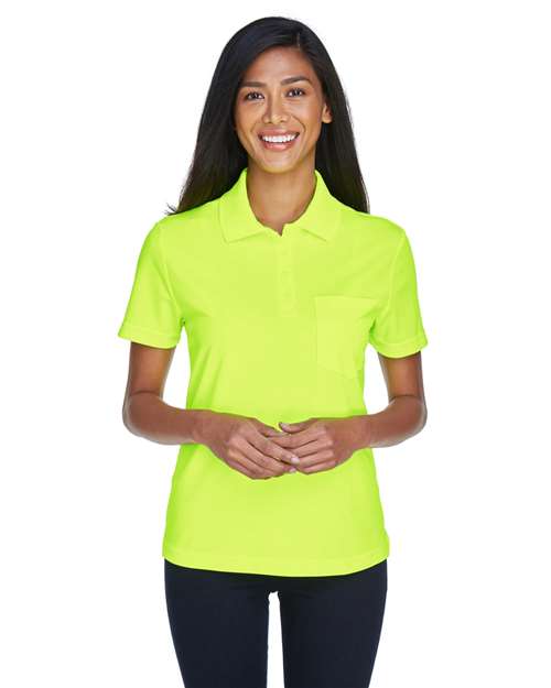 CORE365 Women's Origin Performance Piqué Polo with Pocket