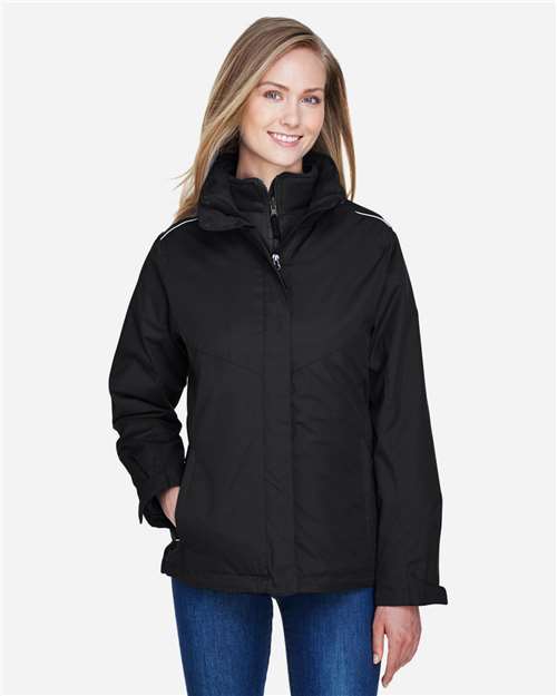 CORE365 Women's 3-in-1 Jacket with Fleece Liner