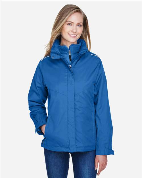 CORE365 Women's 3-in-1 Jacket with Fleece Liner