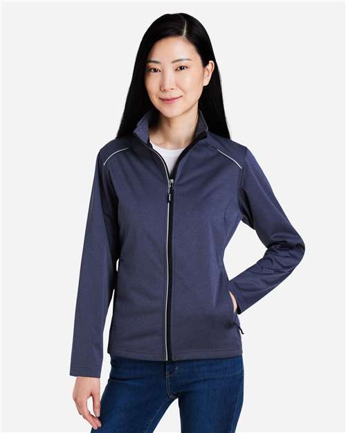 CORE365 Women's Techno Lite Three-Layer Knit Tech-Shell