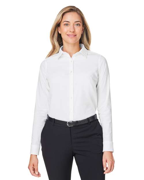 Devon & Jones Women's CrownLux Performance® Spencer Poplin Dress Shirt