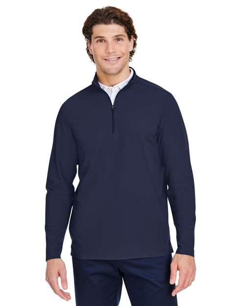 Devon & Jones Men's CrownLux Performance® Windsor Welded Quarter-Zip Pullover