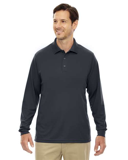 CORE365 Men's Tall Pinnacle Performance Long Sleeve Piqué Polo