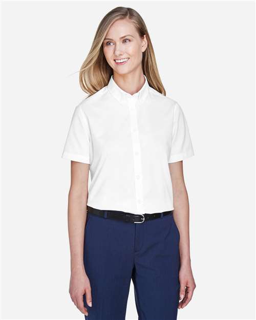 CORE365 Women's Optimum Short Sleeve Twill Shirt
