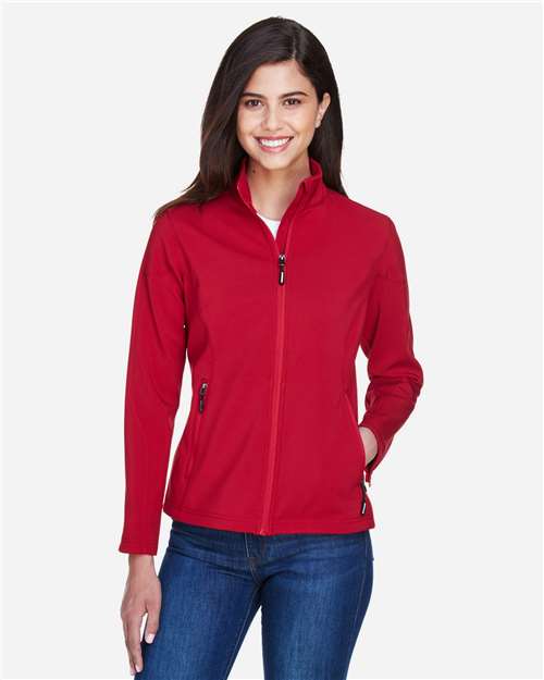 CORE365 Women's Cruise Two-Layer Fleece Bonded Soft Shell Jacket