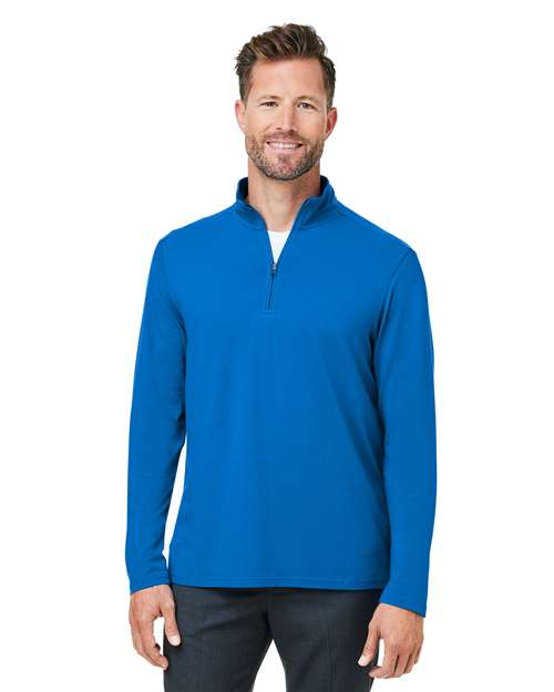 Devon & Jones Men's Raleigh Stretch Quarter-Zip Pullover