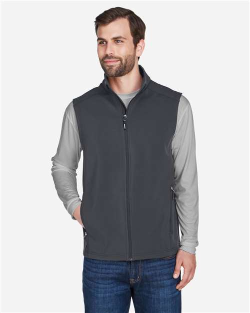 CORE365 Men's Cruise Two-Layer Fleece Bonded Soft Shell Vest