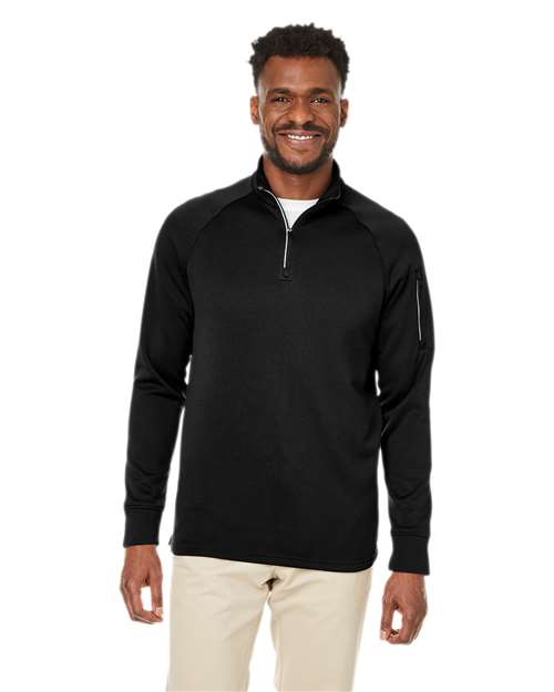 CORE365 Unisex Fusion ChromaSoft™ Fleece Quarter-Zip Pullover
