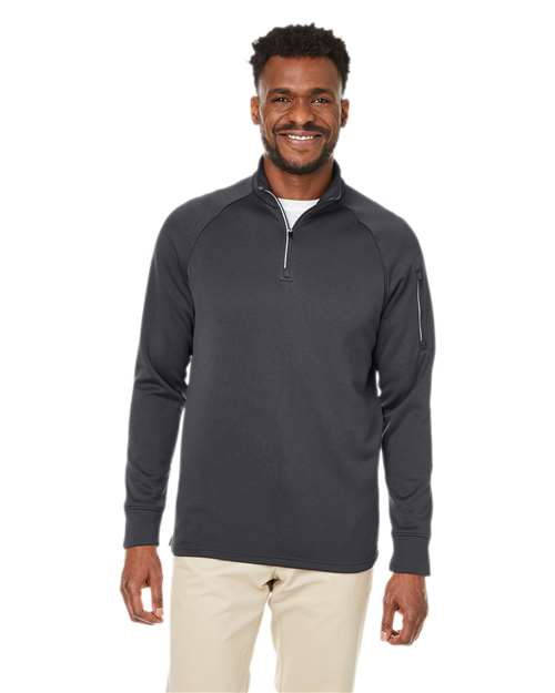CORE365 Unisex Fusion ChromaSoft™ Fleece Quarter-Zip Pullover