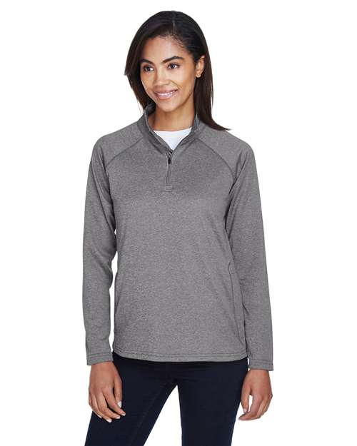 Devon & Jones Women's Stretch Tech-Shell® Compass Quarter-Zip Pullover