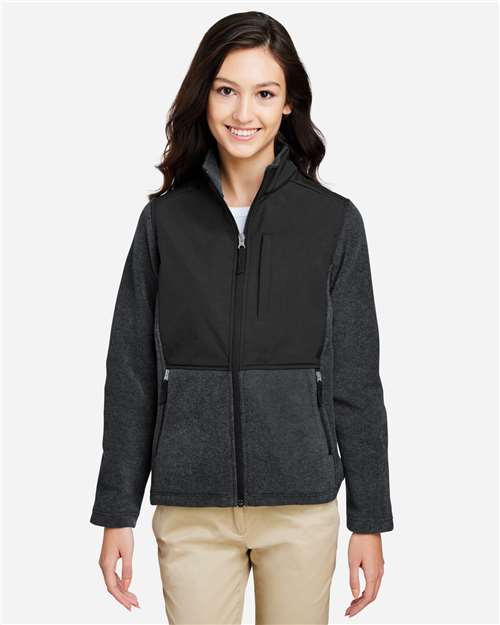 CORE365 Women's Journey Summit Hybrid Full-Zip