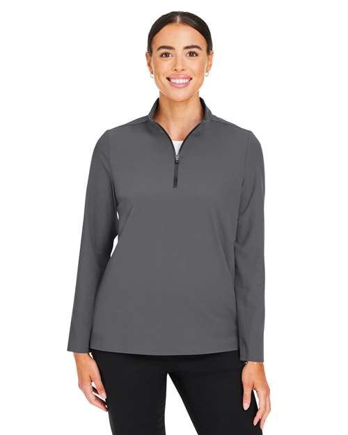 Devon & Jones Women's CrownLux Performance® Windsor Welded Quarter-Zip Pullover