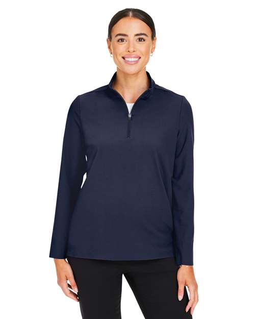 Devon & Jones Women's CrownLux Performance® Windsor Welded Quarter-Zip Pullover