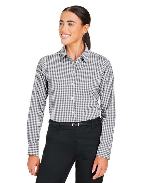 Devon & Jones Women's CrownLux Performance® Gingham Dress Shirt