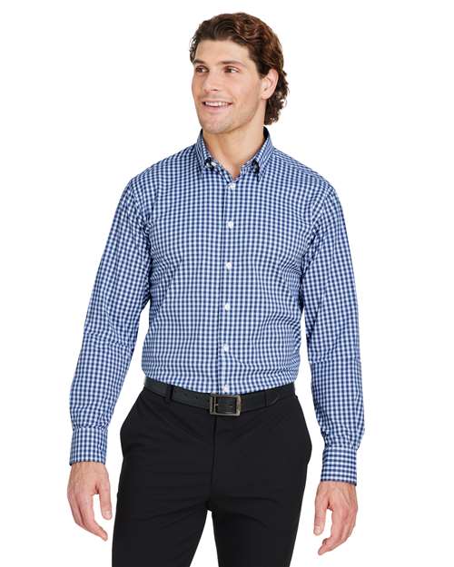 Devon & Jones Men's CrownLux Performance® Gingham Dress Shirt