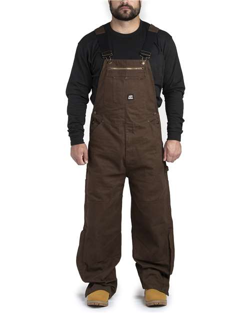 Berne Apparel Men's Acre Unlined Washed Bib Overall