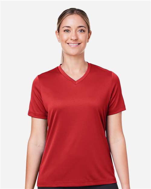 Team 365 Women's Zone Performance Mesh T-Shirt - Sport Scarlet Red