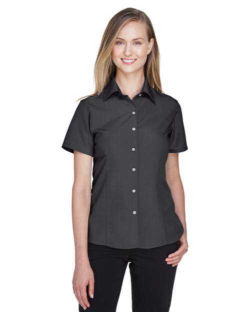 Harriton Women's Barbados Textured Camp Shirt