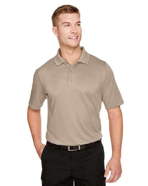 Harriton Men's Advantage Snag Protection Plus Polo - Black