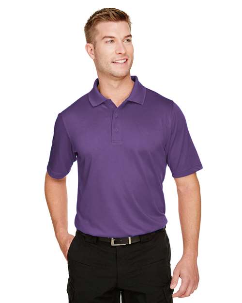 Harriton Men's Advantage Snag Protection Plus Polo - Black