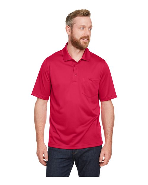 Harriton Men's Advantage Snag Protection Plus IL Pocket Polo