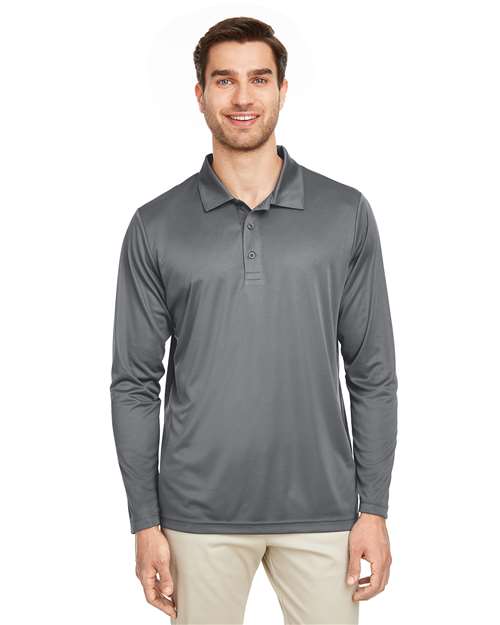 Team 365 Men's Zone Performance Long Sleeve Polo