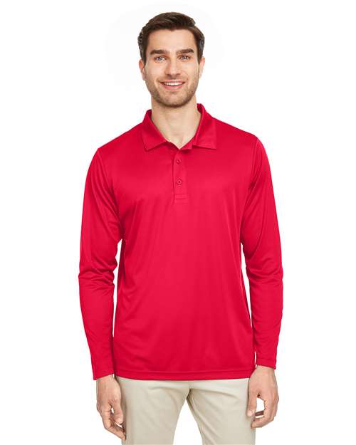 Team 365 Men's Zone Performance Long Sleeve Polo