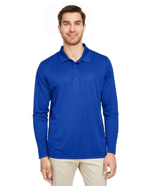 Team 365 Men's Zone Performance Long Sleeve Polo
