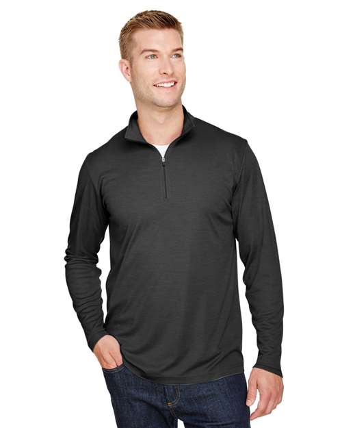 Team 365 Men's Zone Sonic Heather Performance Quarter-Zip Pullover