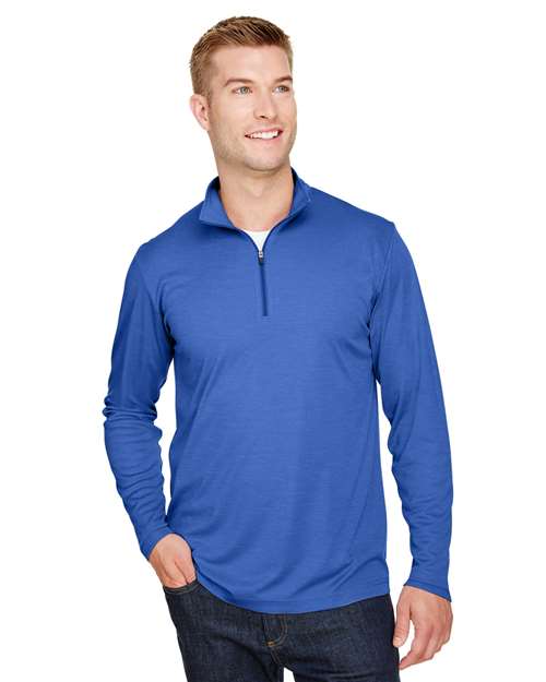 Team 365 Men's Zone Sonic Heather Performance Quarter-Zip Pullover