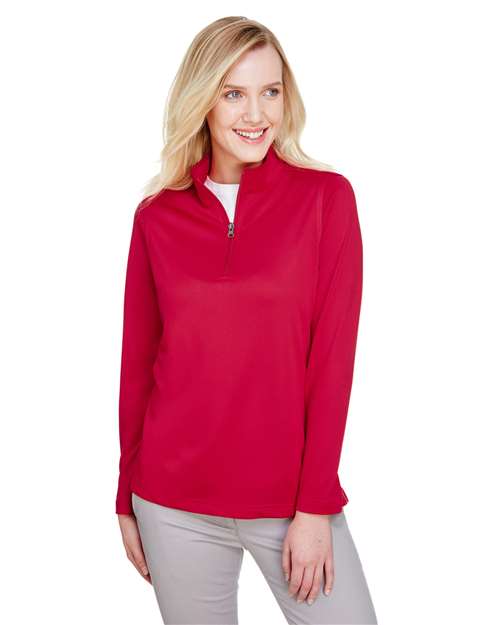 Harriton Women's Advantage Snag Protection Plus Quarter-Zip Pullover