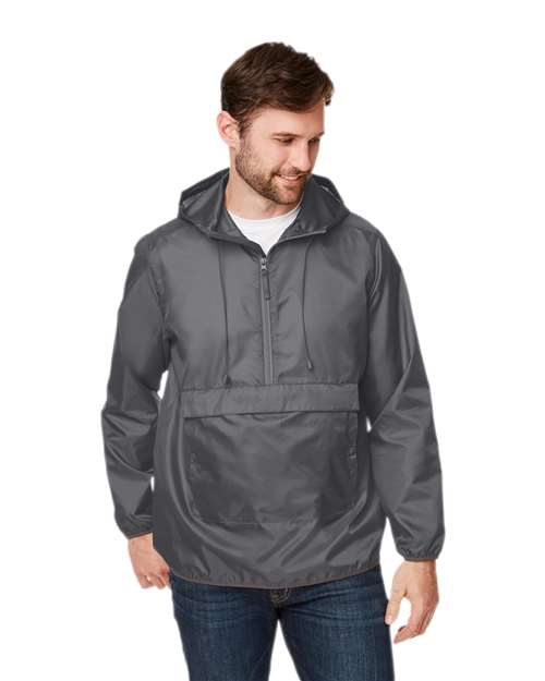 Team 365 Unisex Zone Protect Packable Anorak Jacket