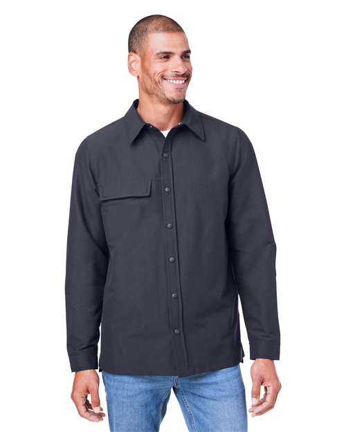 Harriton Unisex Flex Twill Overshirt Jacket