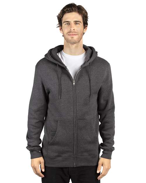 Threadfast Apparel Unisex Fleece Full-Zip Hooded Sweatshirt
