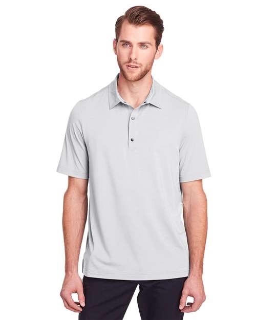 North End Men's JAQ Snap-Up Stretch Performance Polo