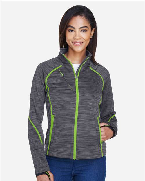 North End Women's Flux Mélange Bonded Fleece Jacket
