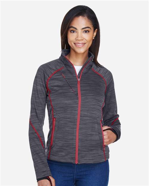 North End Women's Flux Mélange Bonded Fleece Jacket