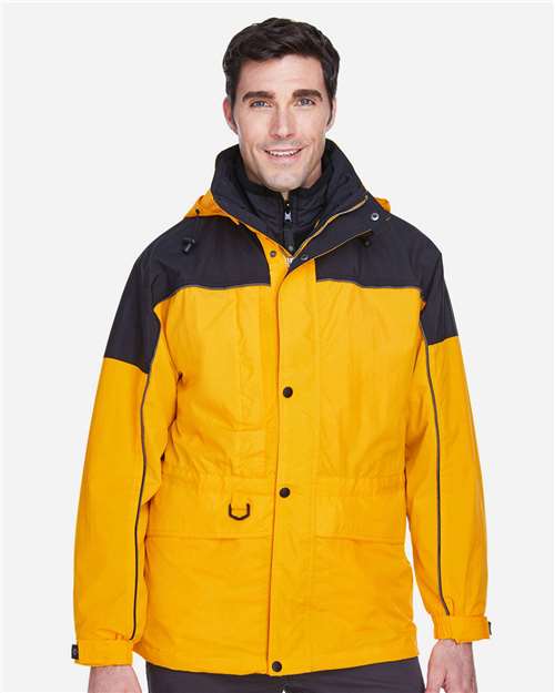 North End Men's 3-in-1 Two-Tone Parka