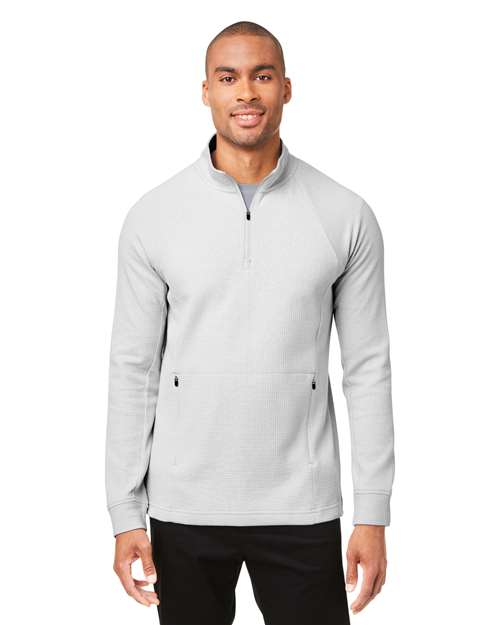 North End Men's Rhythm Waffle Quarter-Zip Pullover