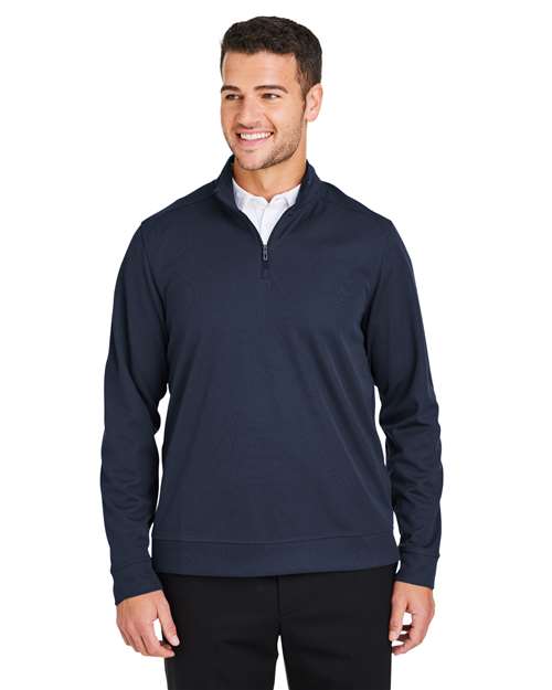 North End Men's Express Tech Performance Pique Quarter-Zip Pullover