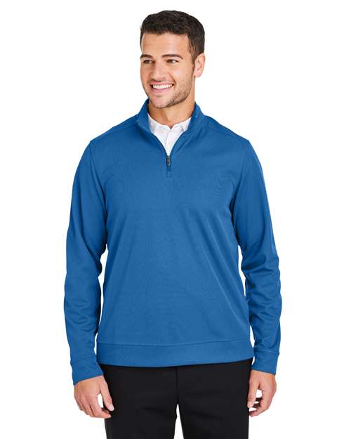 North End Men's Express Tech Performance Pique Quarter-Zip Pullover