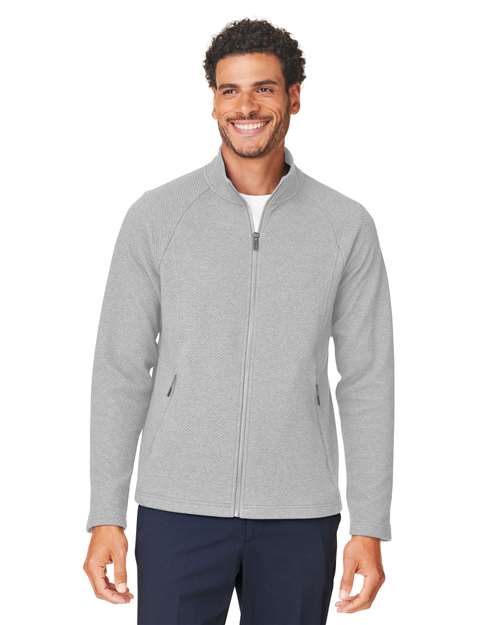 North End Men's Spirit Textured Full-Zip
