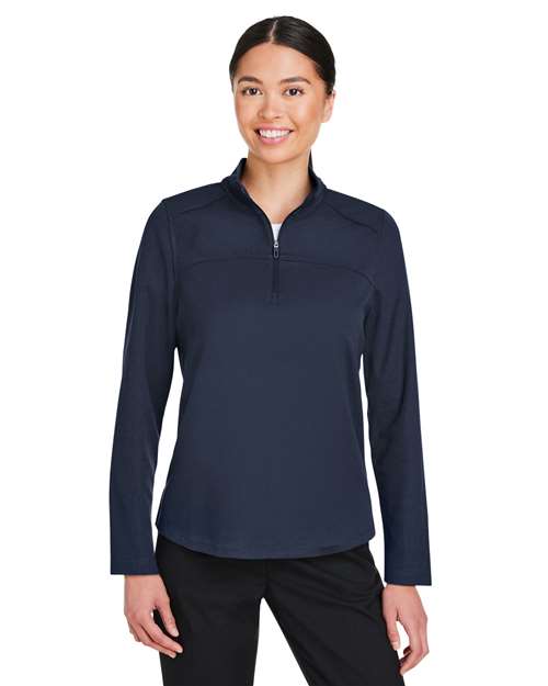 North End Women's Express Tech Performance Pique Quarter-Zip Pullover