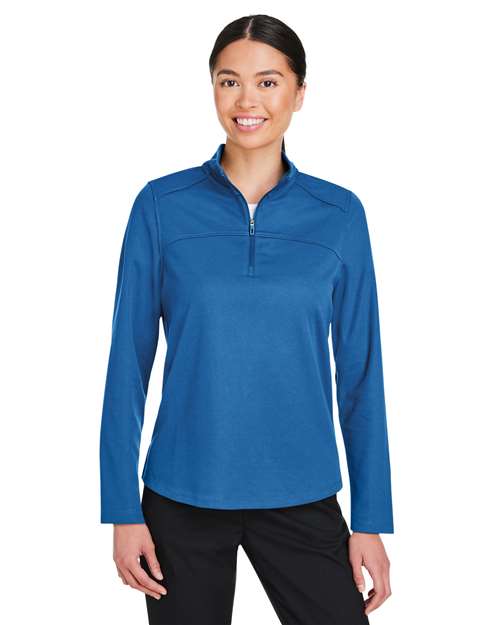 North End Women's Express Tech Performance Pique Quarter-Zip Pullover