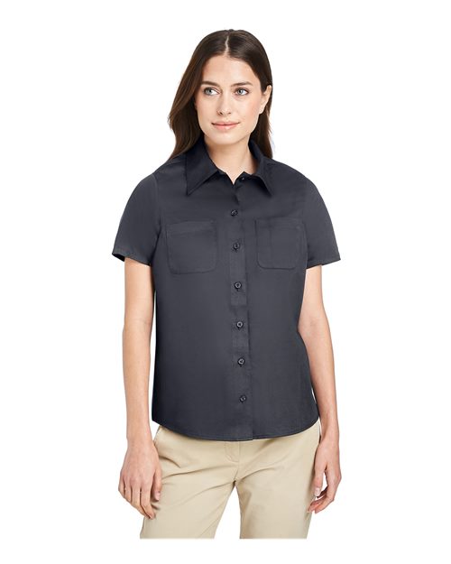 Harriton Women's Advantage IL Short Sleeve Dress Shirt