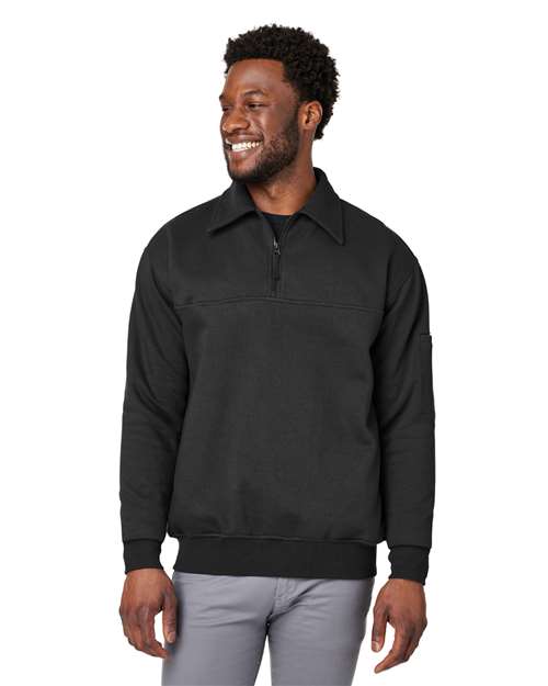 Harriton Unisex ClimaBloc™ Heavyweight Tactical Quarter-Zip Pullover