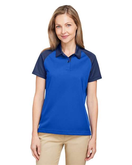 Team 365 Women's Command Snag-Protection Colorblock Polo