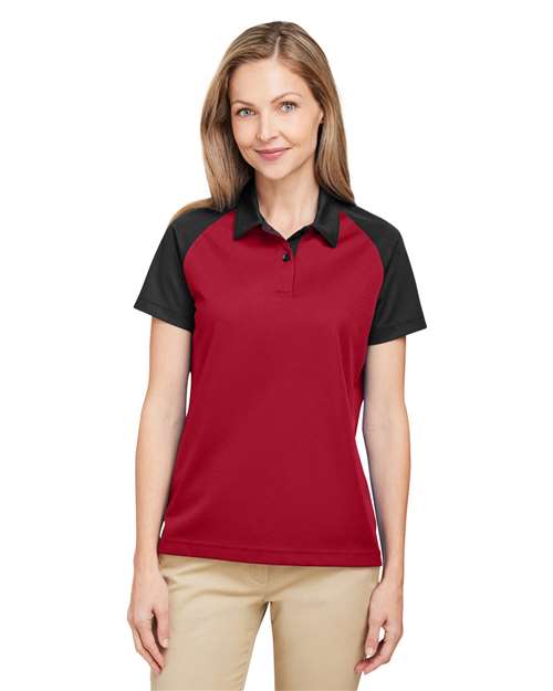 Team 365 Women's Command Snag-Protection Colorblock Polo
