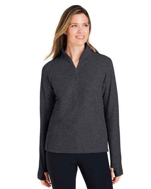 North End Women's Spirit Textured Quarter-Zip Pullover